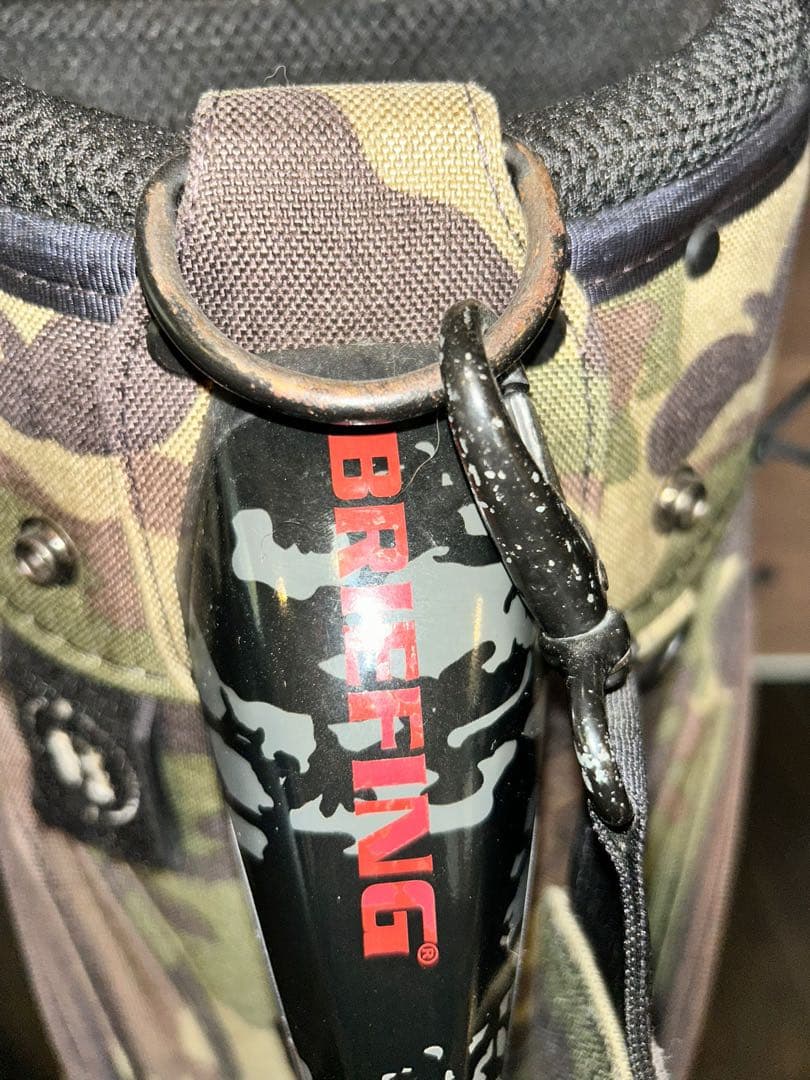 美品！　BRIEFING ブリーフィング　迷彩カモフラ　ゴルフバック　CR-5