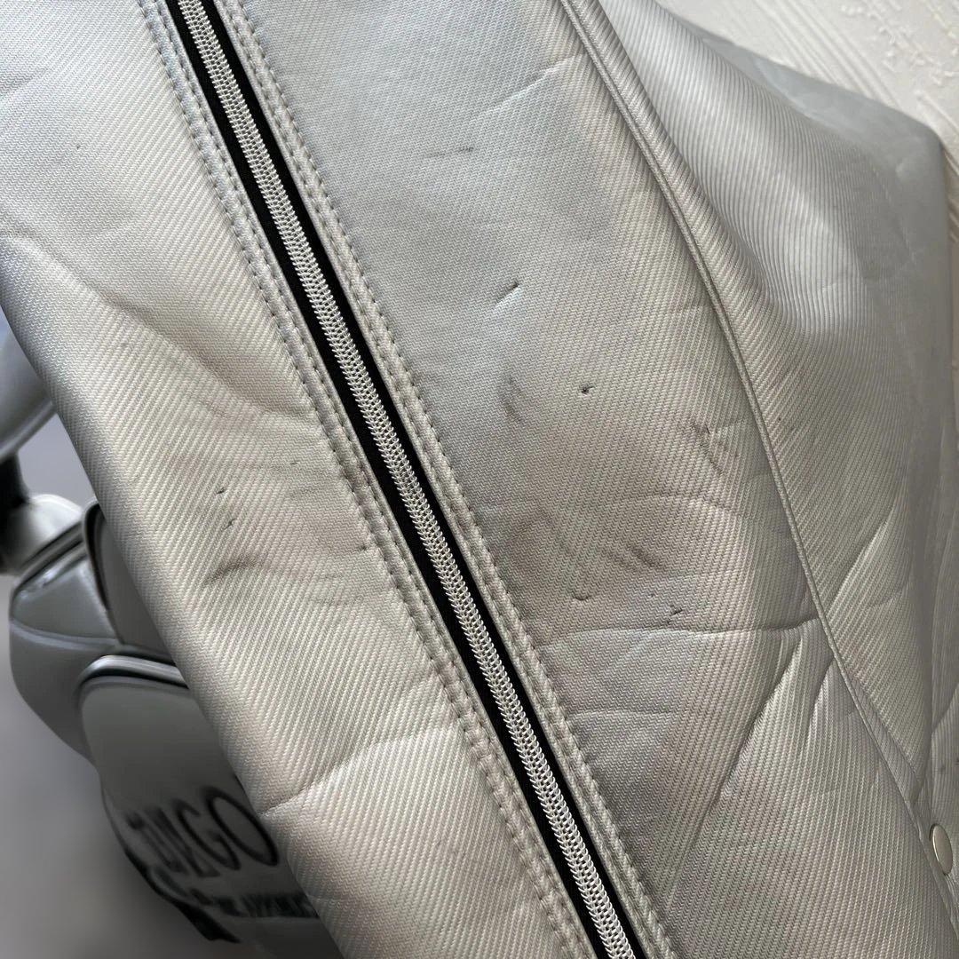 23区　キャスター付き　キャディバッグ シルバー