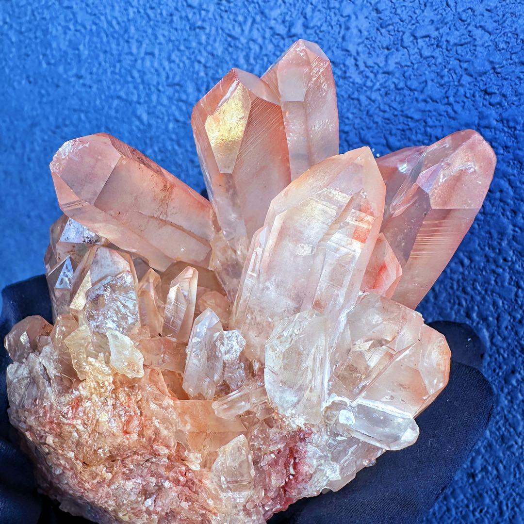 爆アレ❗️高品質❗浄化❗️超強いパワー ピンク♡ヒマラヤ クラスター天然石A1322