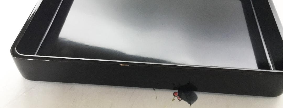 漆器 漆塗り 木製 硯箱 8寸 25.5cm アウトレット 桜井漆器