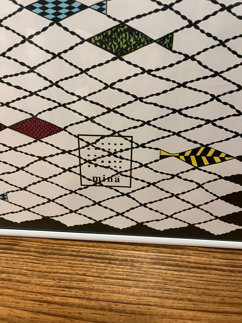 お値下げ　ミナペルホネン ポスター　フレーム付き