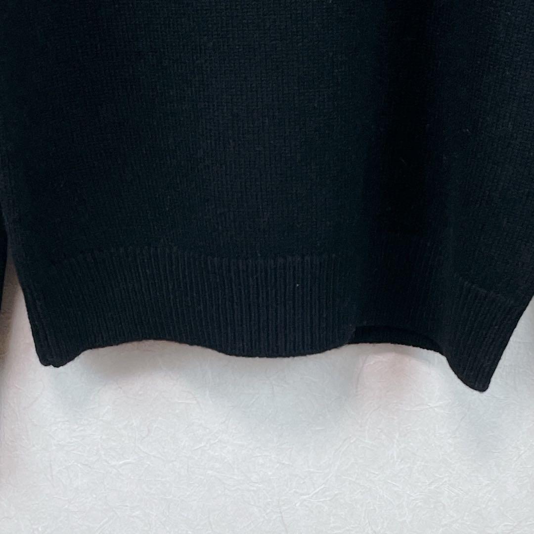 新品未使用24FWarchivio カシミヤキラキラロゴ38号 黒 ×ピンク - メルカリ