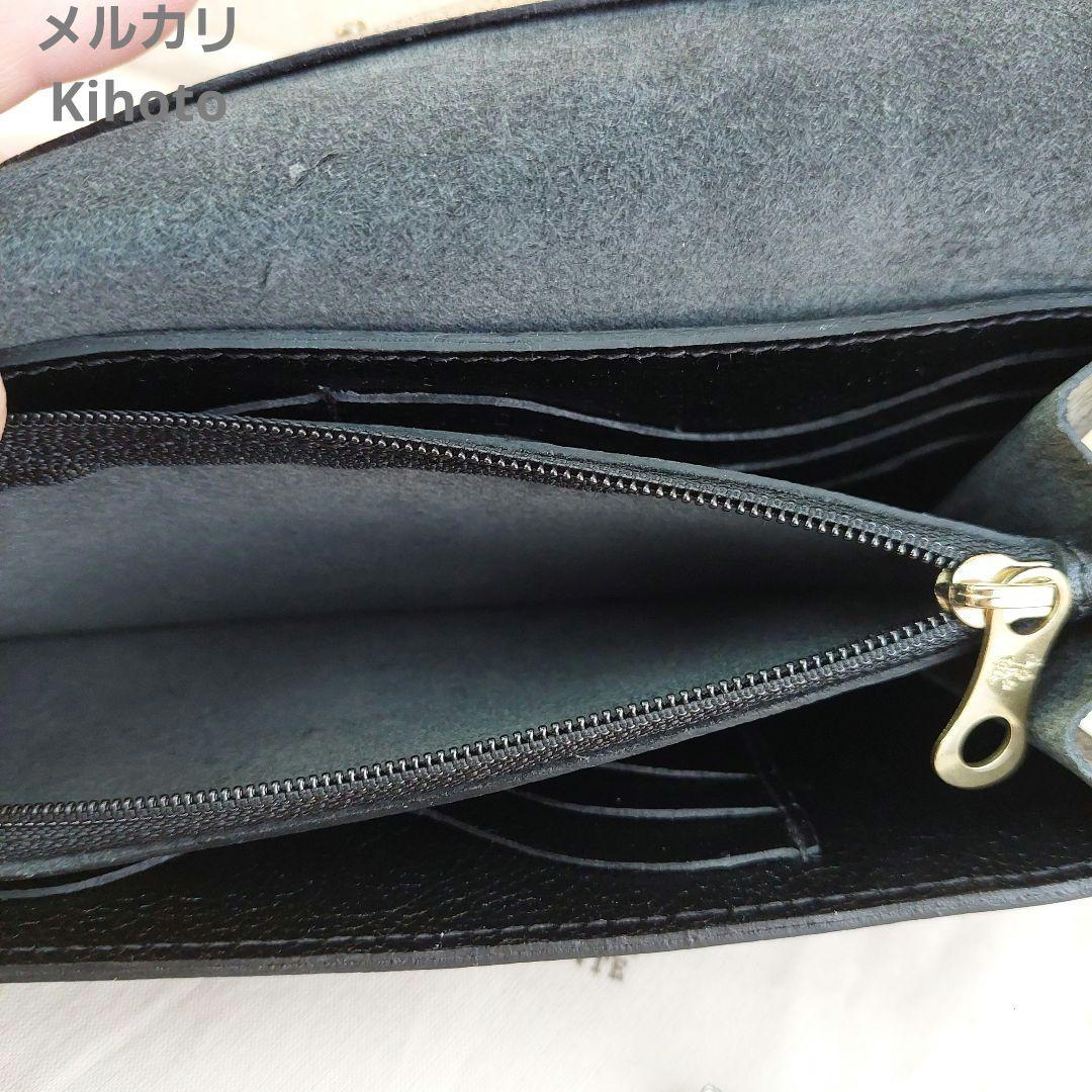 未使用！美品 イルビゾンテ ILBISONTE 長財布 黒
