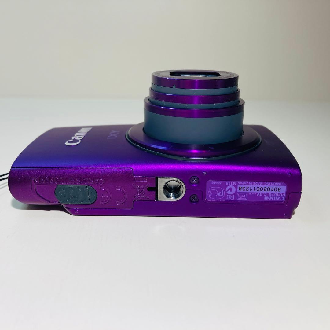 【美品】Canonキャノン IXY 600F コンパクトデジタルカメラ パープル