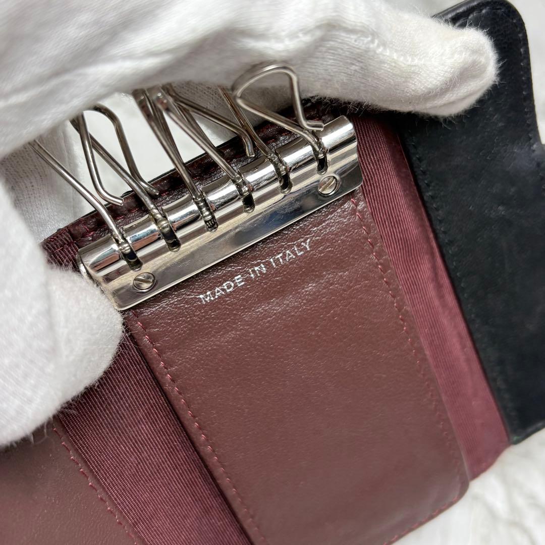 CHANEL シャネル　マトラッセ ラムスキン　キーケース　ココマーク