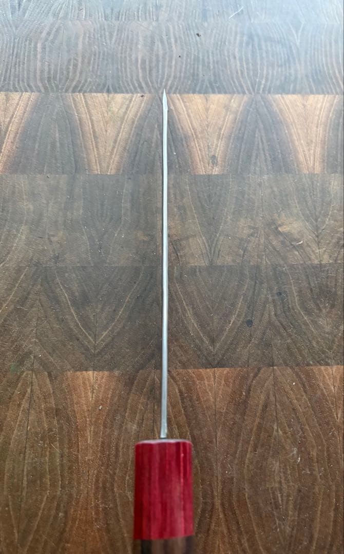 黒崎優　閃光・切付　文化 包丁 170mm 紫檀柄　万能包丁　粉末ハイス