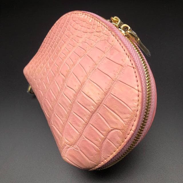 フォロー割適用　本物クロコ・腹革　シャム　クロコダイル商品　２点セット