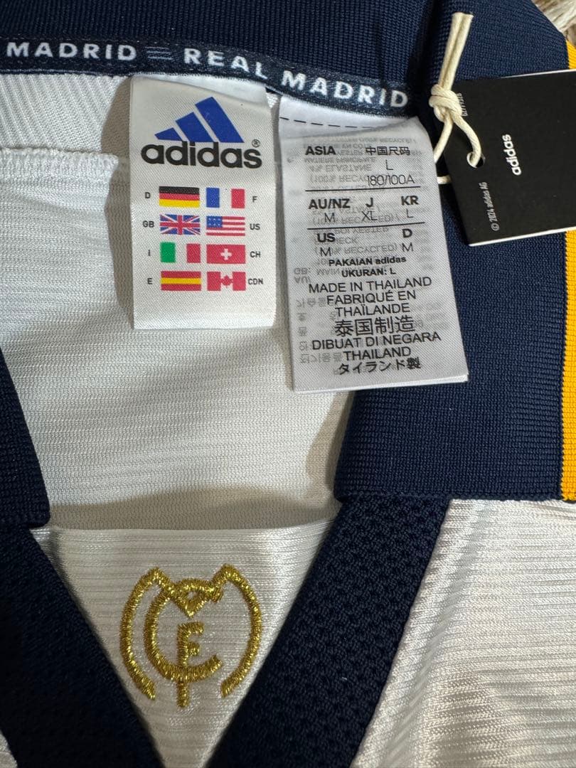 す*か様 正規品新品未使用 レアルマドリード 復刻版 99/00 レプリカユニホ