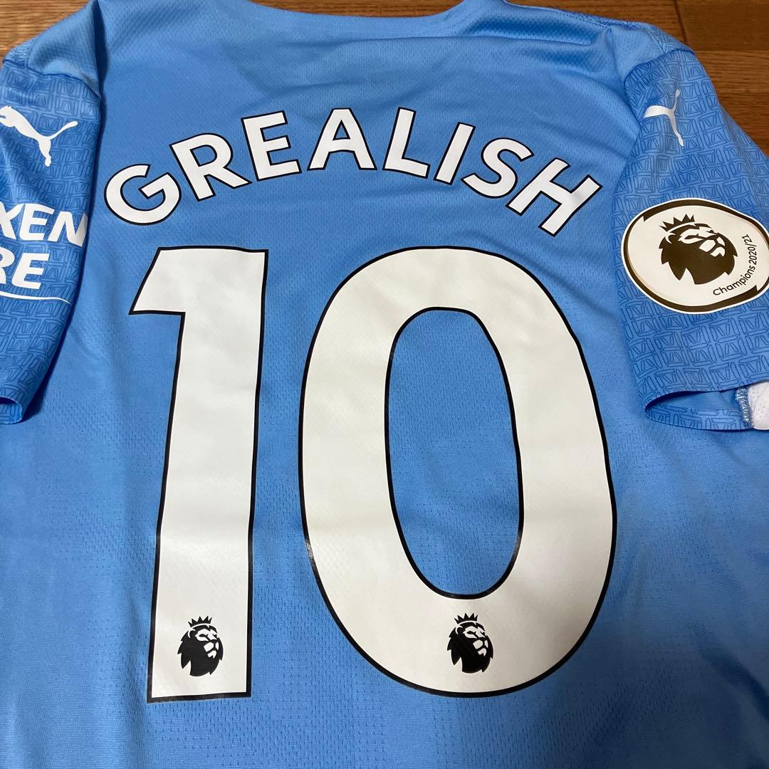 【極美品/正規品】マンチェスター・シティ グリーリッシュ ユニフォーム