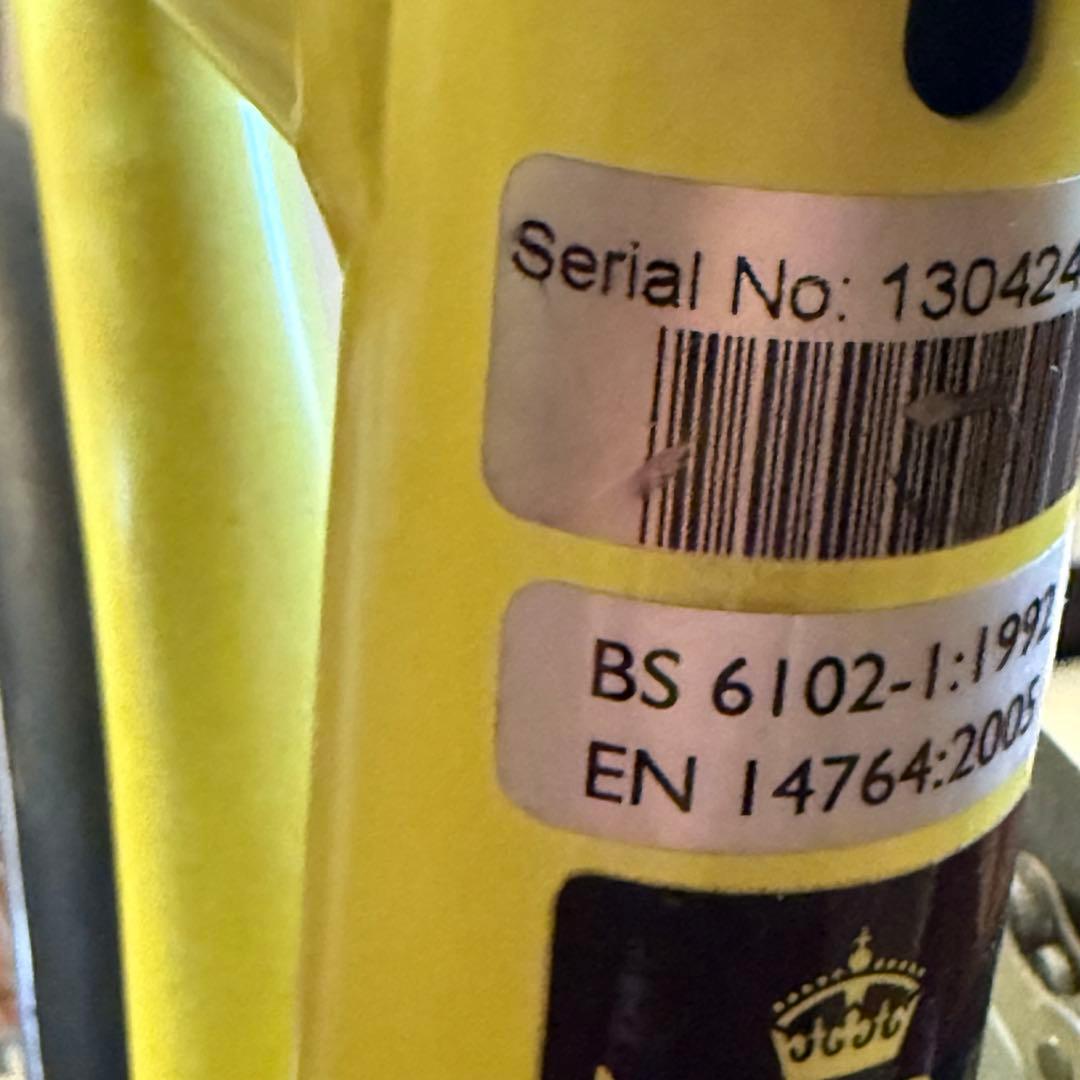 ブロンプトン　S3L イエロー　購入時より室内保管のみ