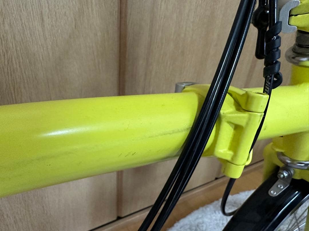 ブロンプトン　S3L イエロー　購入時より室内保管のみ