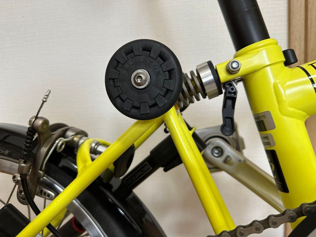 ブロンプトン　S3L イエロー　購入時より室内保管のみ