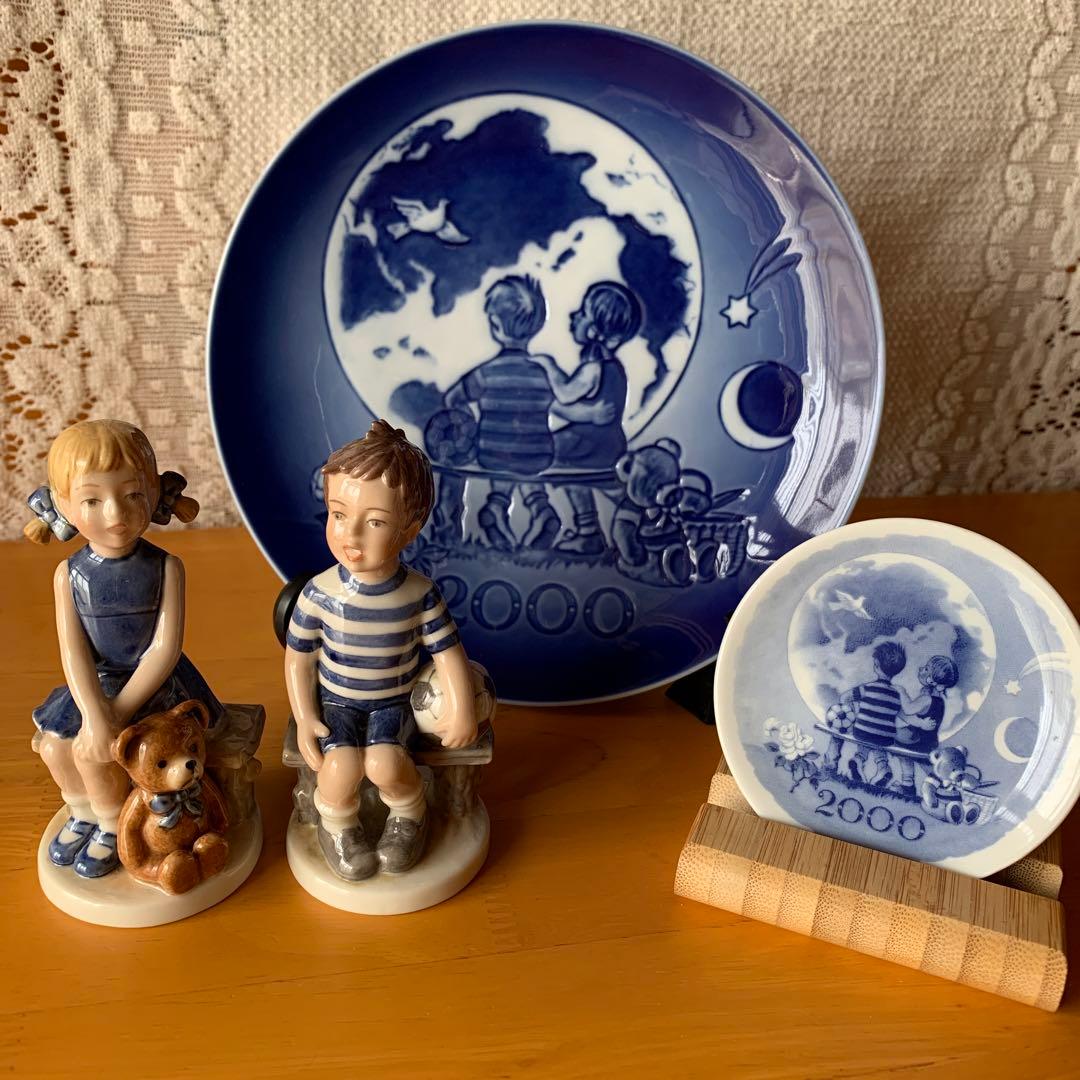 ロイヤルコペンハーゲン2000年ミレニアムイヤープレート フィギュリン