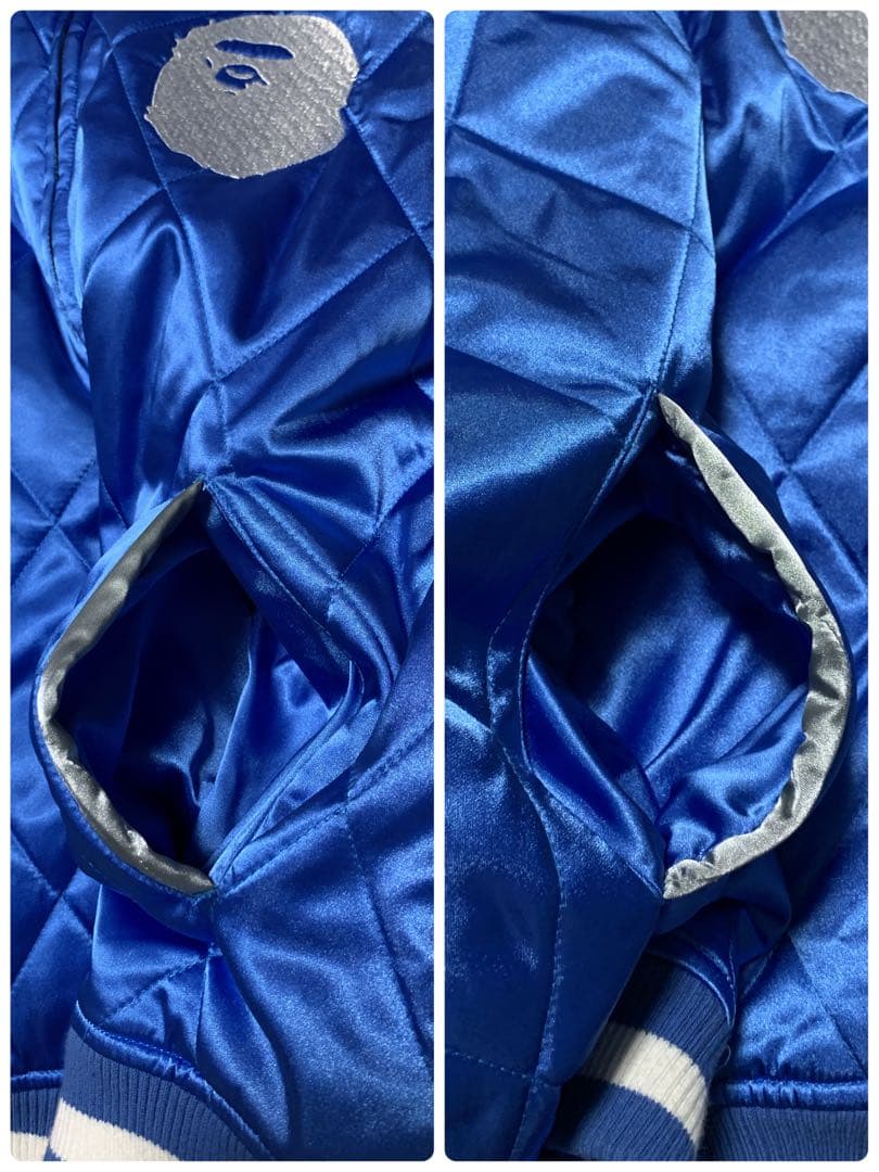 美品 A BATHING APE アベイシングエイプ スタジャン スカジャン