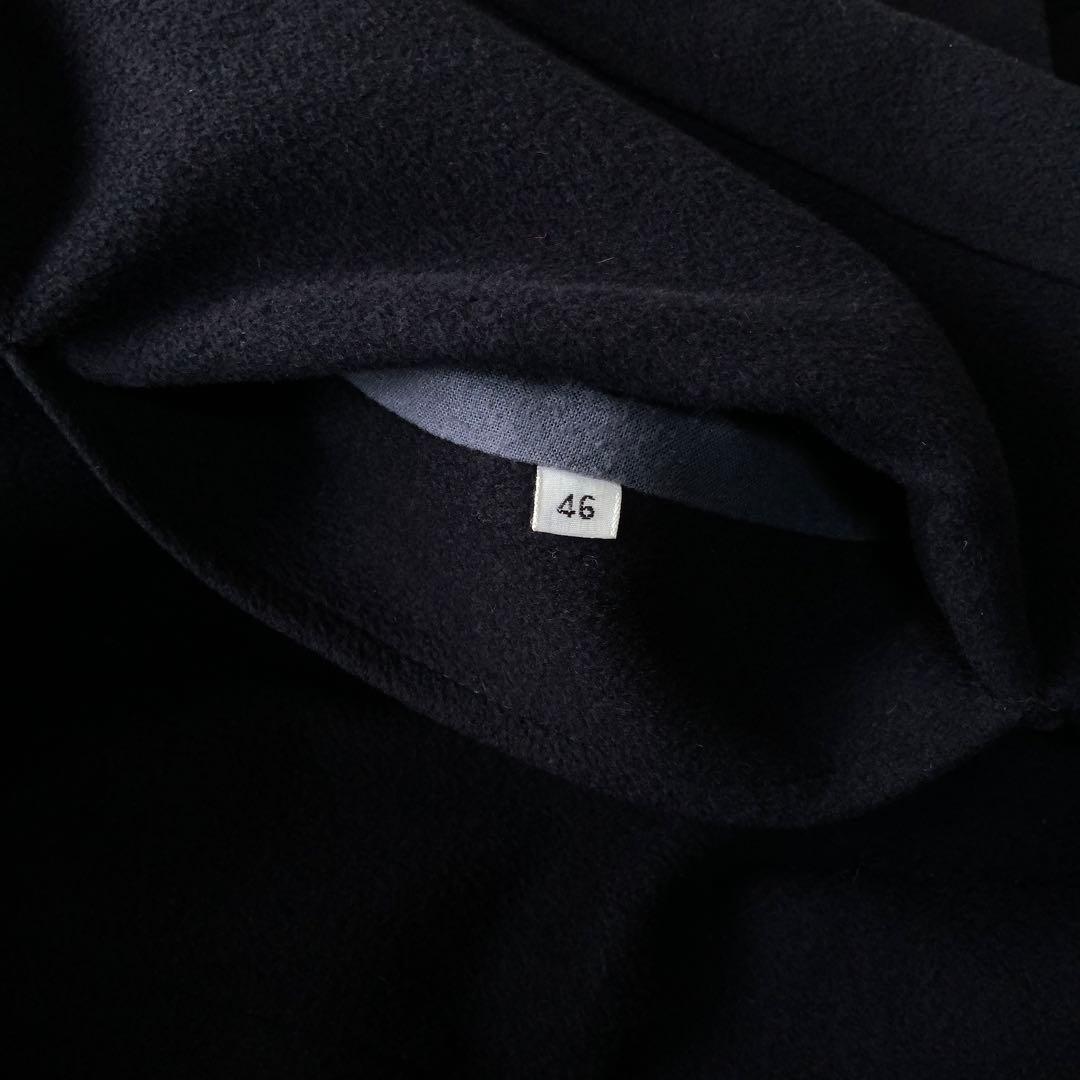 OLD HERNOヘルノ バルカラーコート46ダークネイビー カシミヤ100伊製