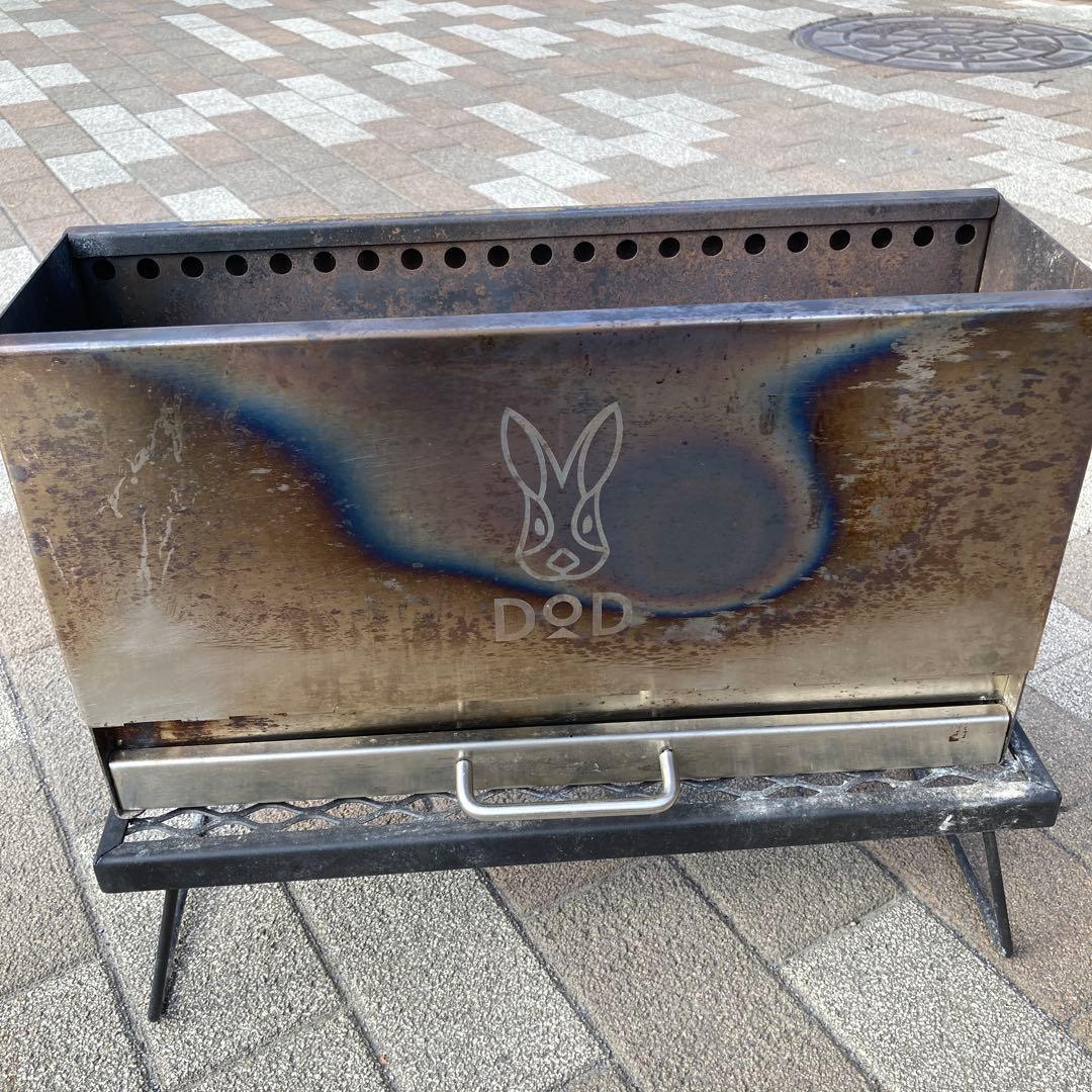 DOD めちゃもえファイヤー焚き火台 ステンレス製　笑's グリルプレートおまけ