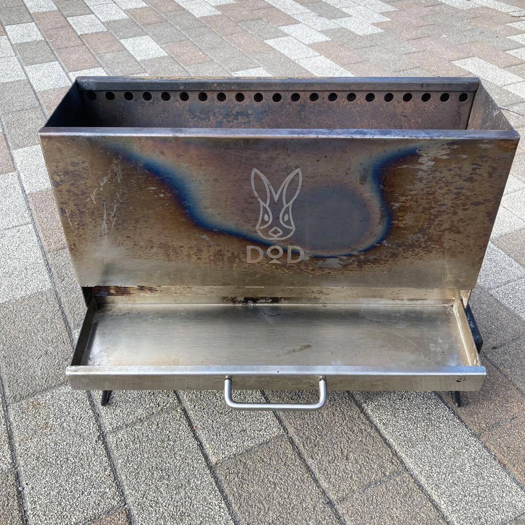 DOD めちゃもえファイヤー焚き火台 ステンレス製　笑's グリルプレートおまけ