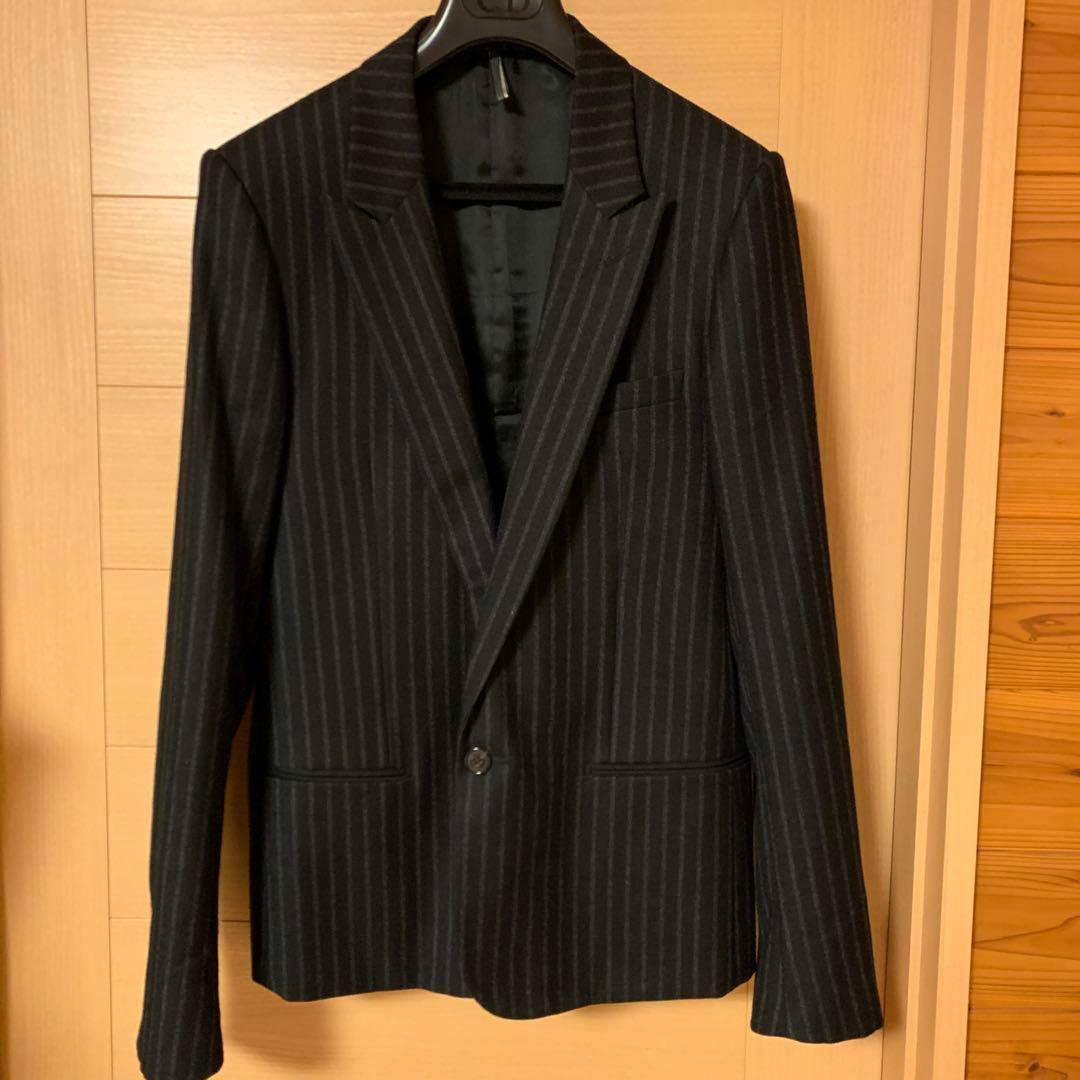 Dior HOMME ディオールオム 04AW チョークストライプジャケット - メルカリ