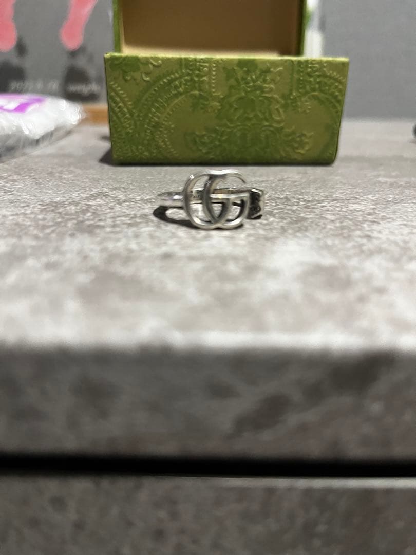 Gucci ダブルGロゴ シルバーリング