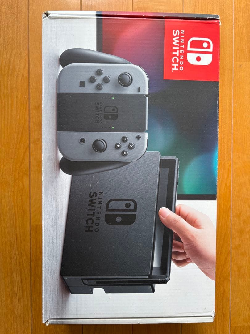 Nintendo Switch 本体 グレー Joy-Con付き - メルカリ