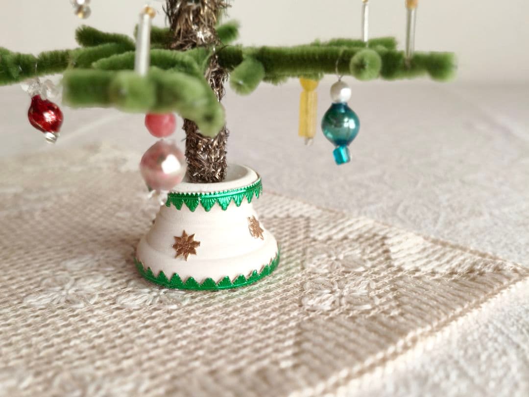 * christmas tree ❀ ヴィンテージオーナメントのクリスマスツリー