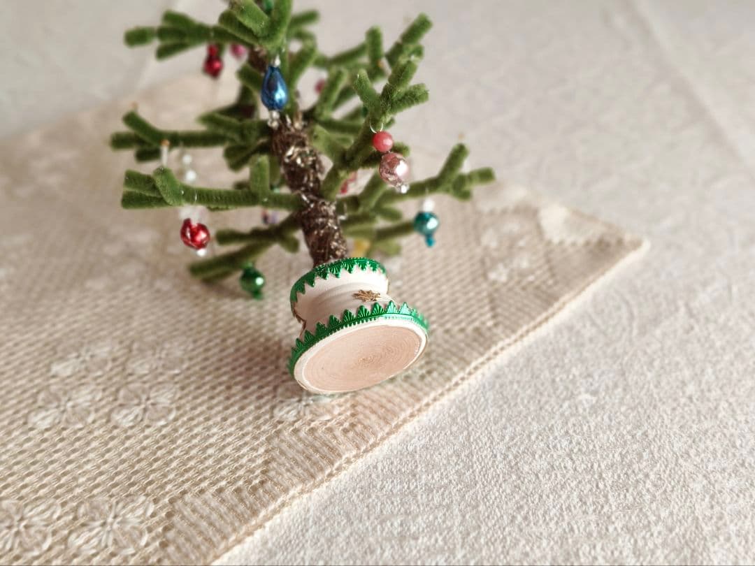 * christmas tree ❀ ヴィンテージオーナメントのクリスマスツリー