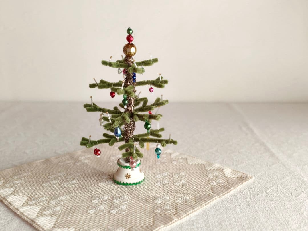 * christmas tree ❀ ヴィンテージオーナメントのクリスマスツリー