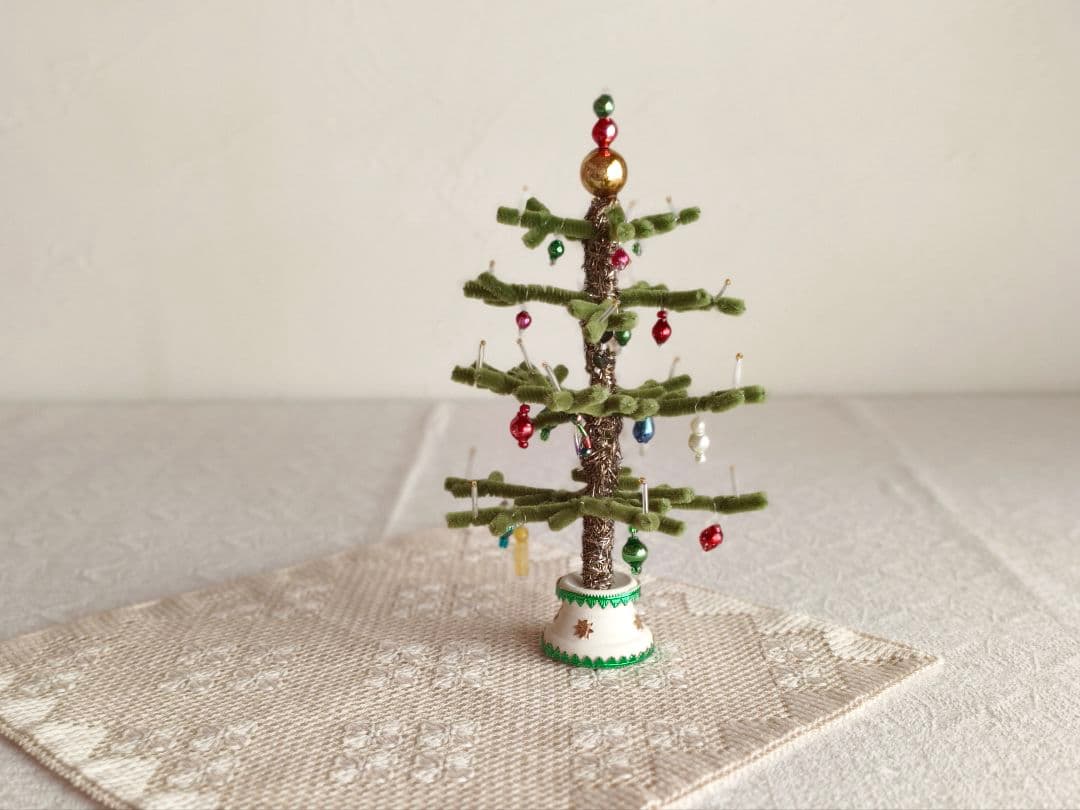 * christmas tree ❀ ヴィンテージオーナメントのクリスマスツリー