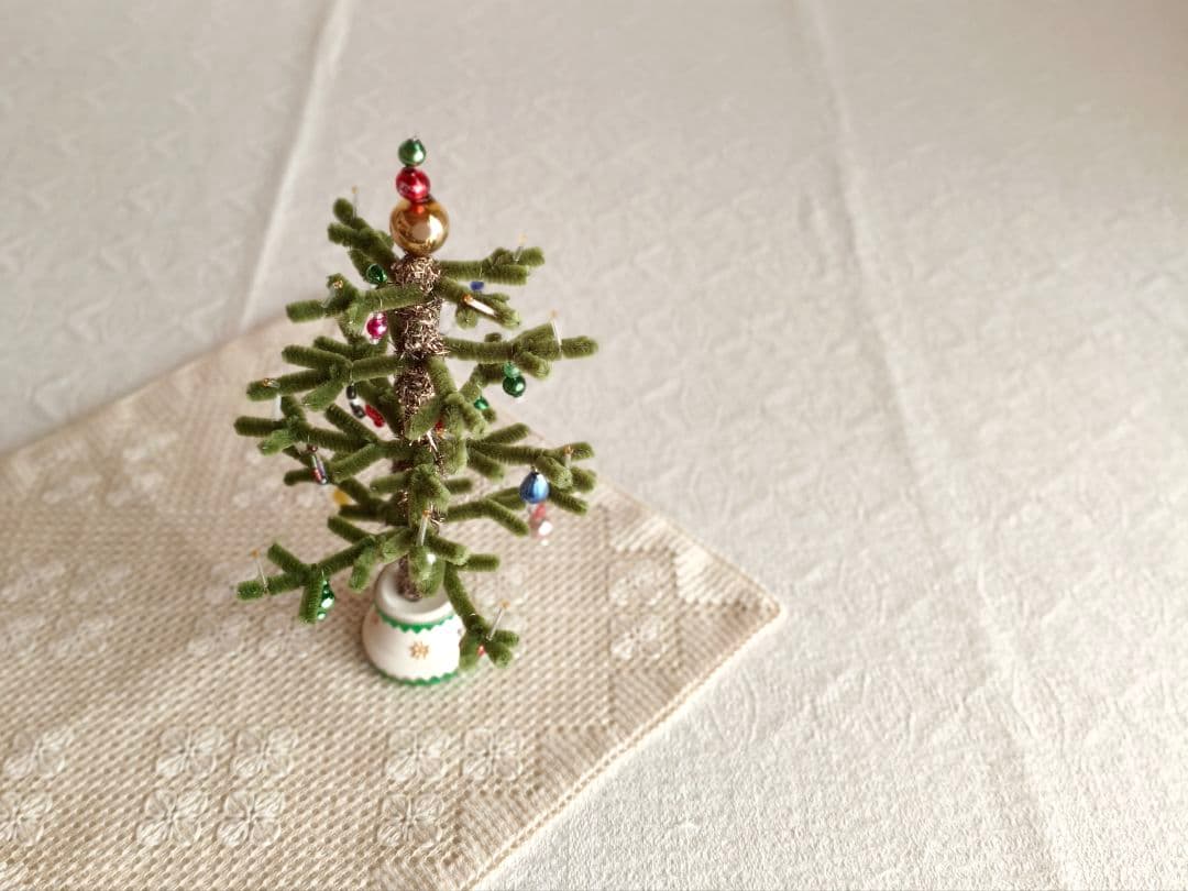 * christmas tree ❀ ヴィンテージオーナメントのクリスマスツリー