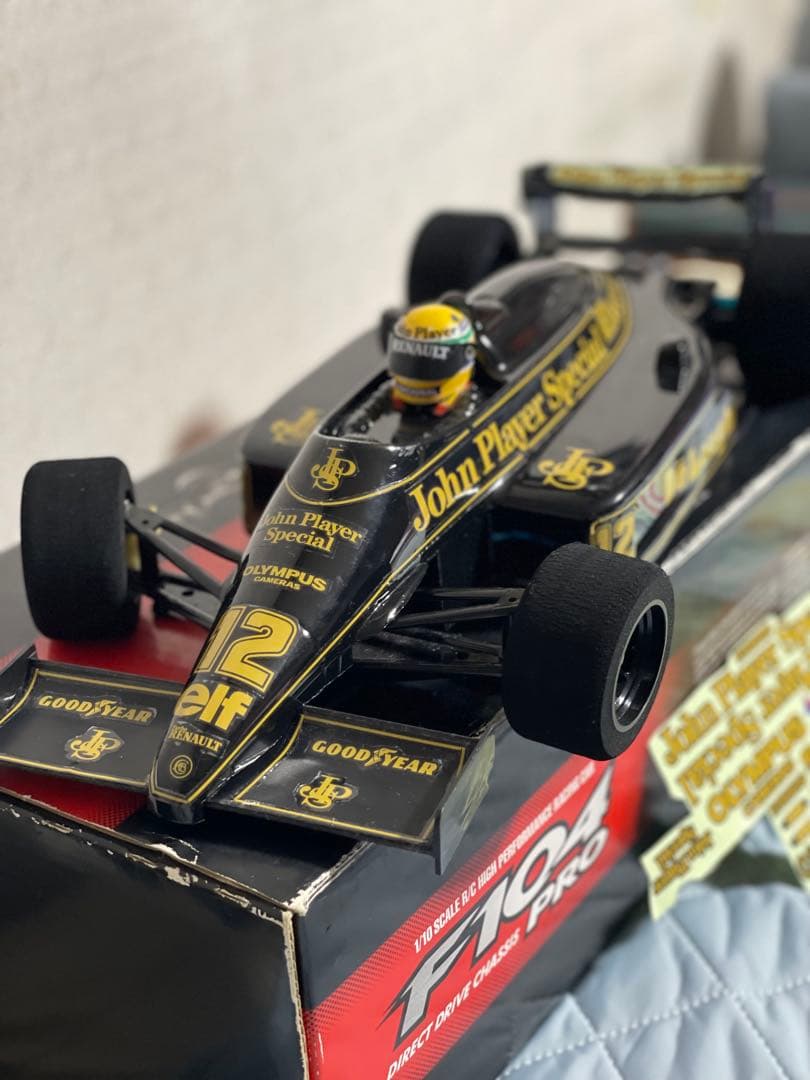 f104 Lotus 97T アイルトン・セナ 1/10 デカール残付き