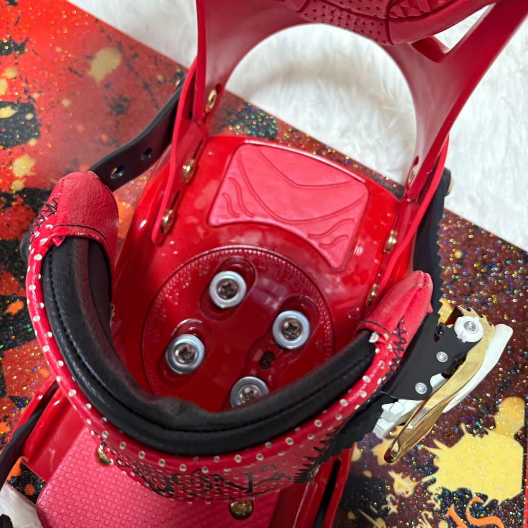 SPOON スノーボード 148cm ビンディングセット デザイン 初心者OK