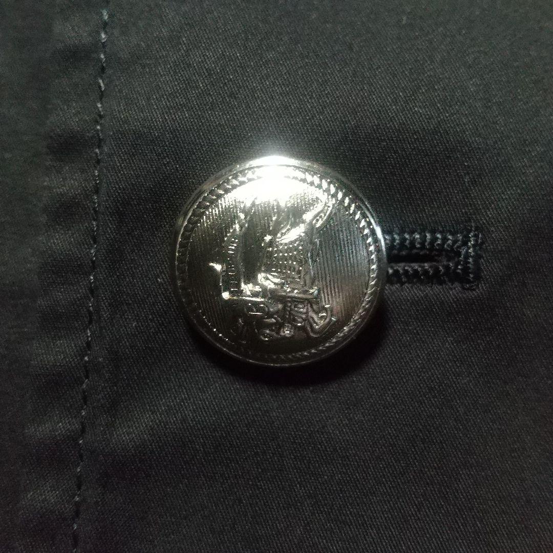 バーバリーブラックレーベル マリンコート L ジャケット 秋 アウター 銀ボタン