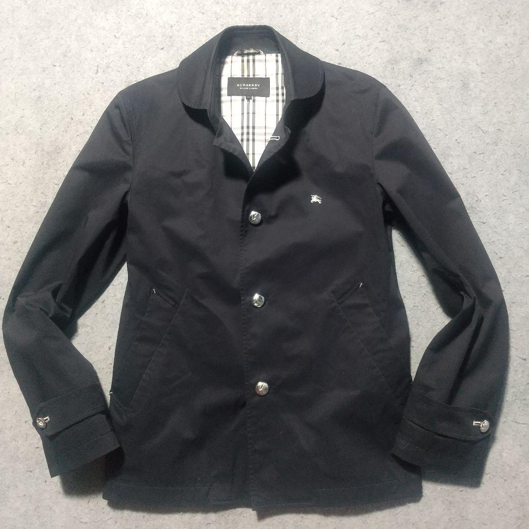 バーバリーブラックレーベル マリンコート L ジャケット 秋 アウター 銀ボタン