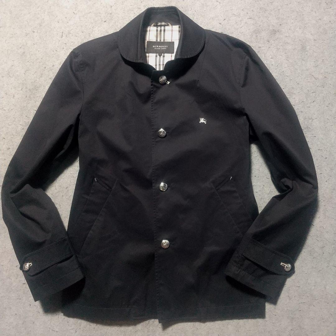 バーバリーブラックレーベル マリンコート L ジャケット 秋 アウター 銀ボタン