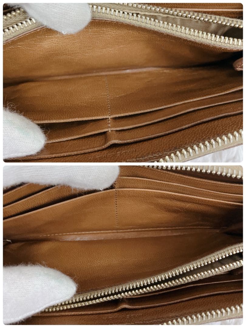 おやじ 様専用プラダ 編み込み イントレチャート レザー L字ファスナー