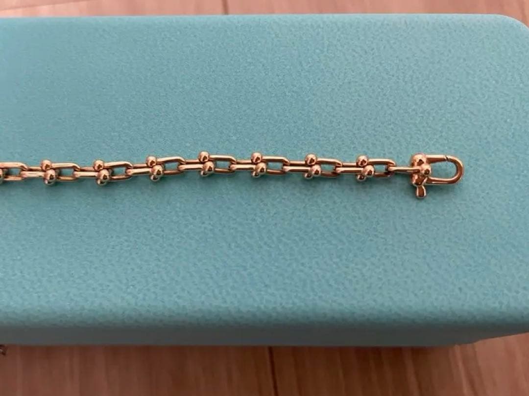 ティファニー ハードウェア マイクロリンクブレスレット　RG