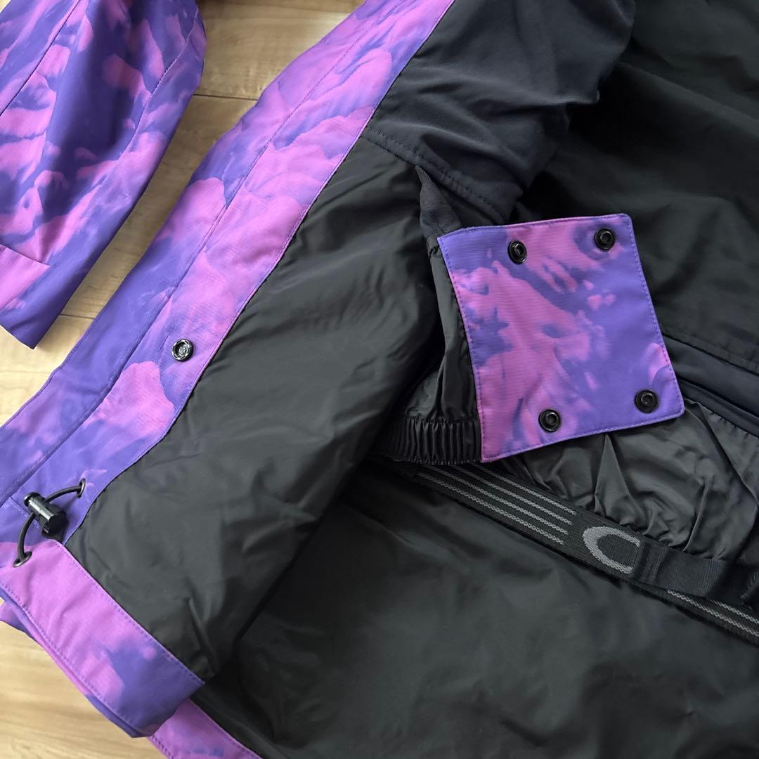 新品　オークリー　ウィメンズ　スキー　スノーボードウェア　パープル　L