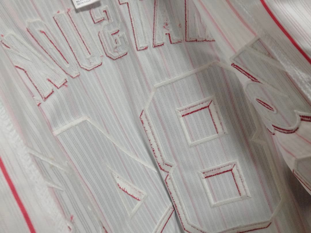 マジェスティック ヤクルト 松岡健一コーチ 2022サイン入り刺繍