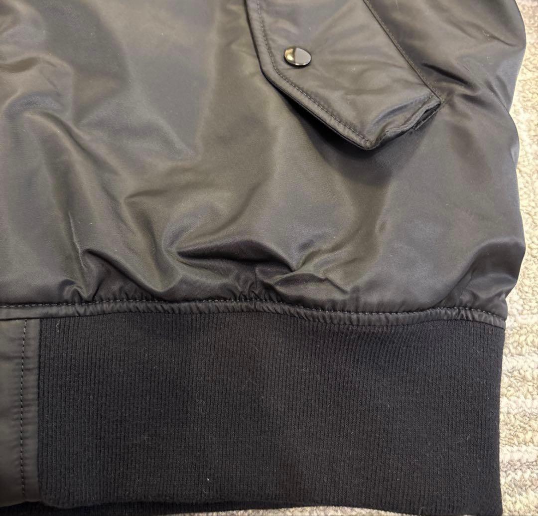 Supreme Hooded MA-1 ジャケット L 黒