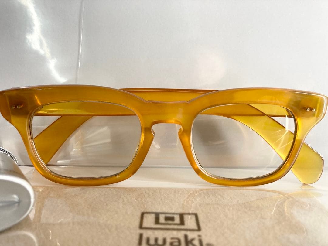 350万 iwaki 保管品 本鼈甲 白甲 べっ甲 最高級 K18 メガネ