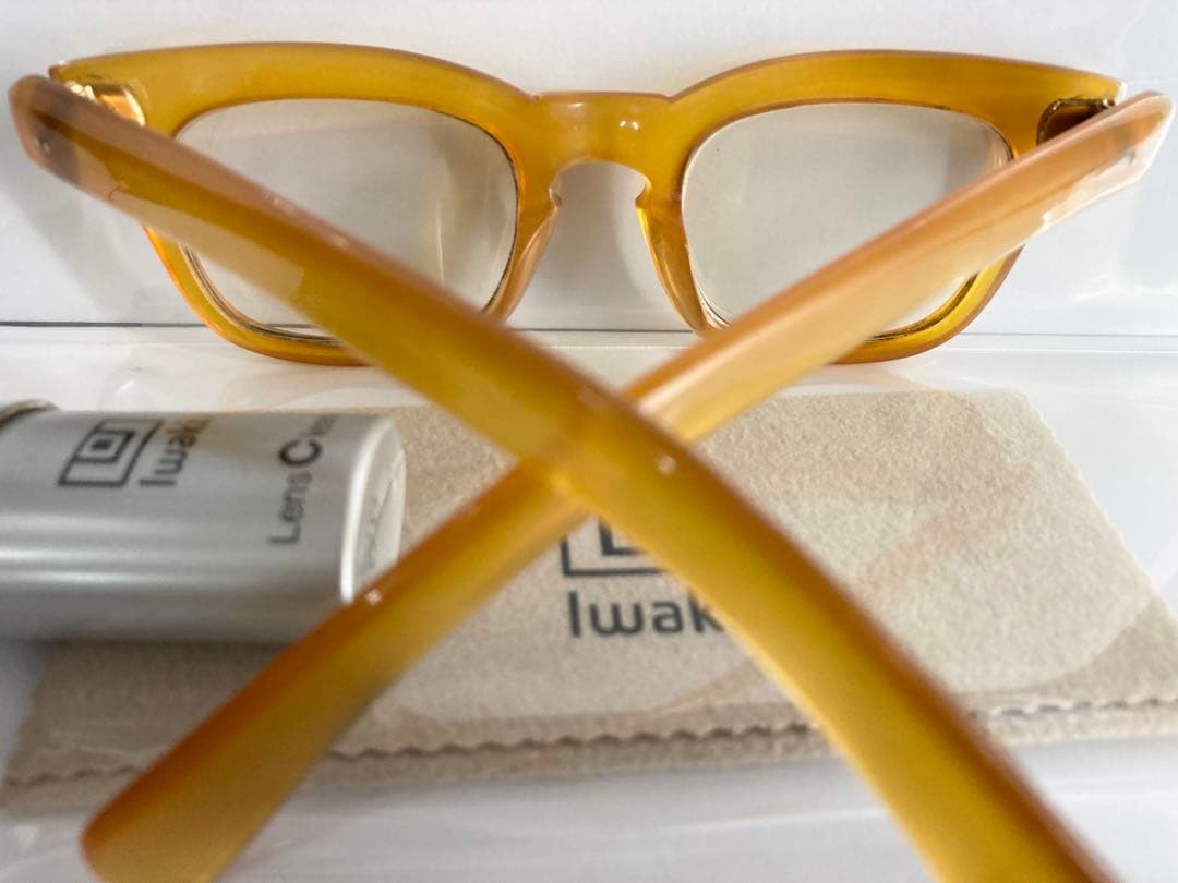 350万 iwaki 保管品 本鼈甲 白甲 べっ甲 最高級 K18 メガネ