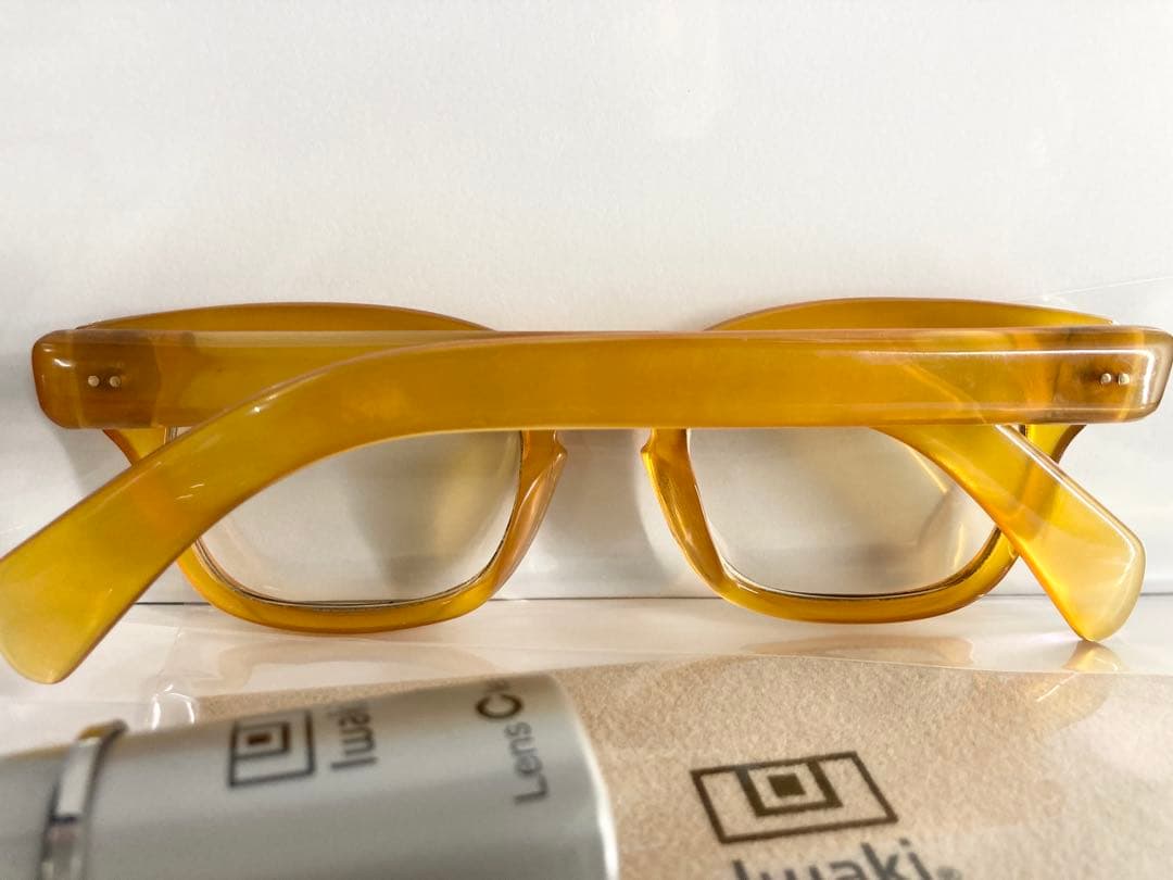 350万 iwaki 保管品 本鼈甲 白甲 べっ甲 最高級 K18 メガネ