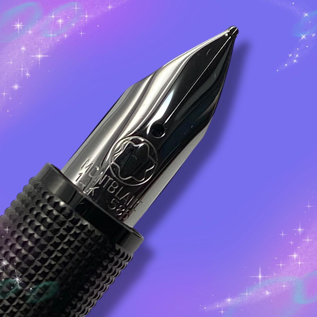 《美品》 モンブラン スターウォーカー 万年筆 プレシャスレジン ペン先14Ｋ