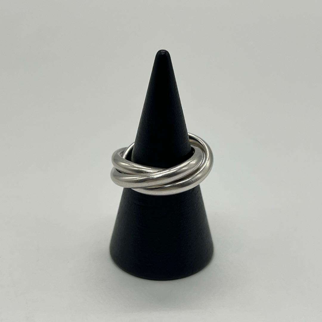 ティファニー TIFFANY トリニティリング 3連リング 8号 SV925 - メルカリ