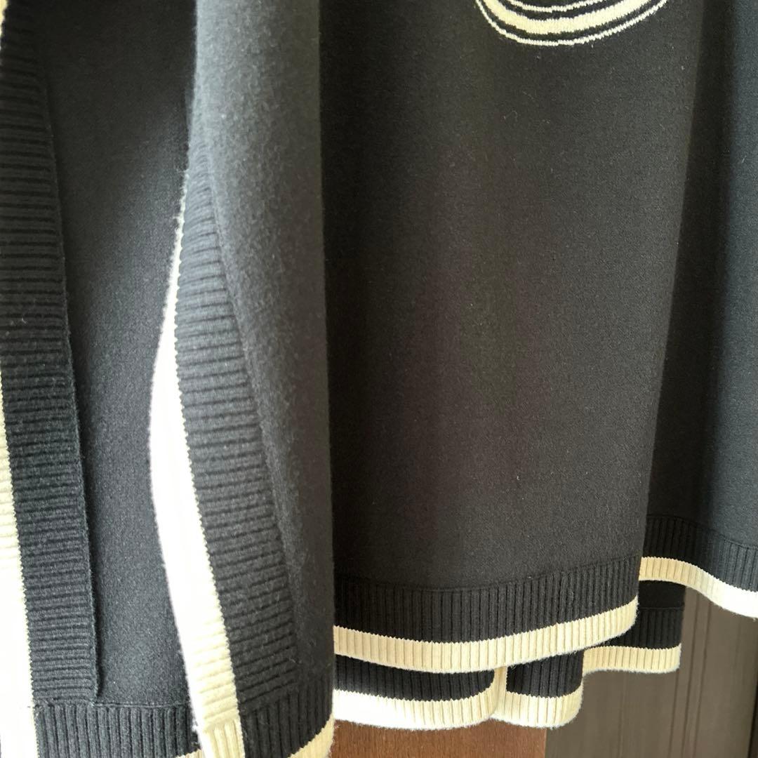 バーバリー　Burberry ポンチョ　ケープコート　ブラック