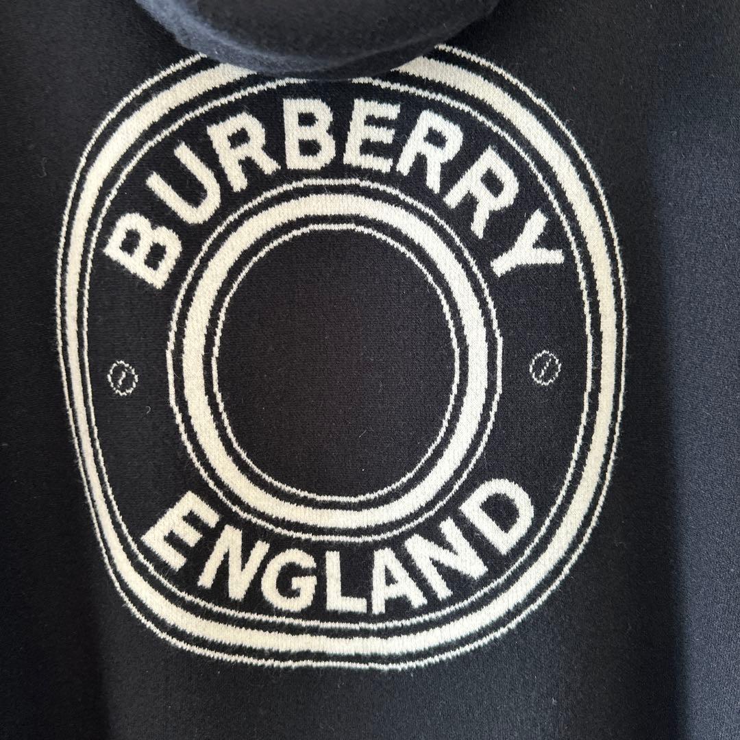 バーバリー　Burberry ポンチョ　ケープコート　ブラック