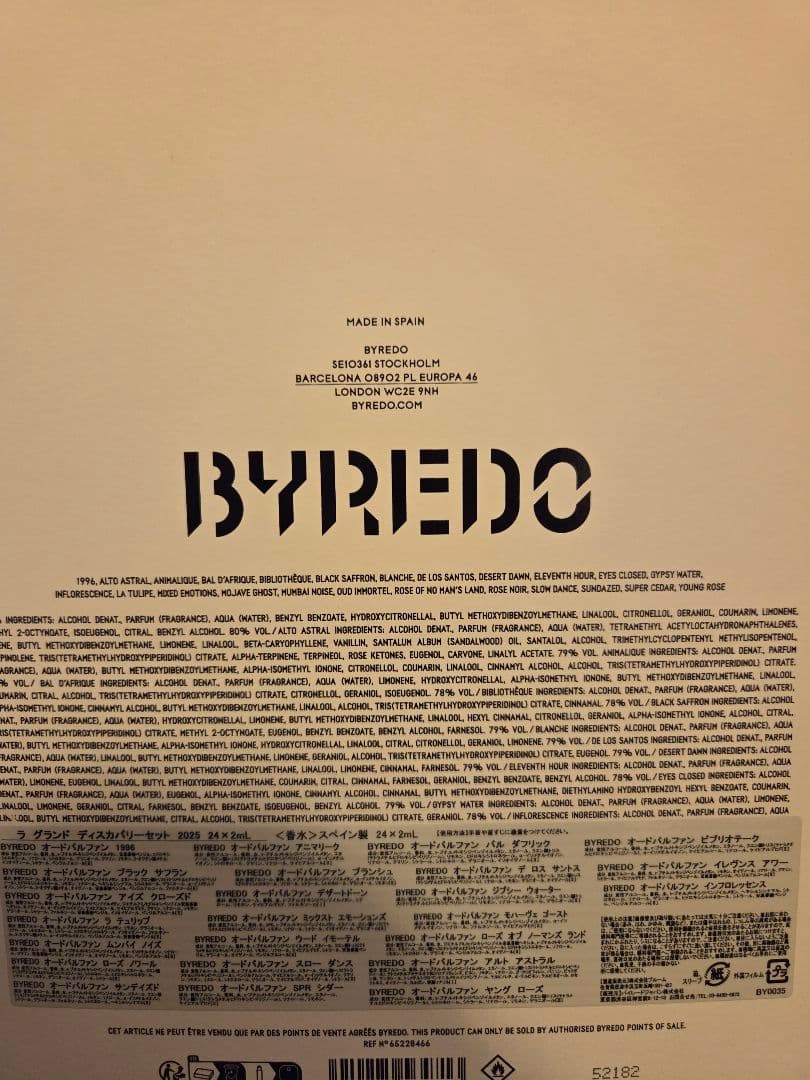 【値下げ】BYREDO ディスカバリーセット バイレード 2025ホリデー限定品