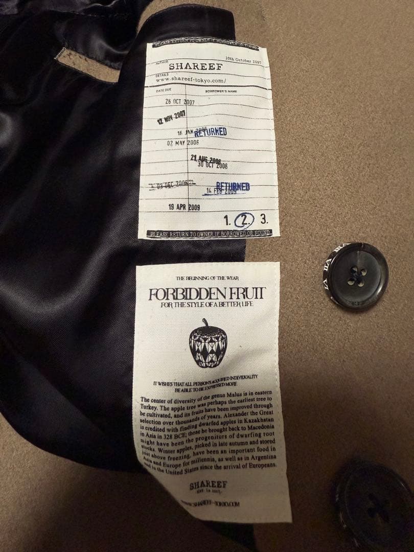 SHAREEF/ダブルロングコート