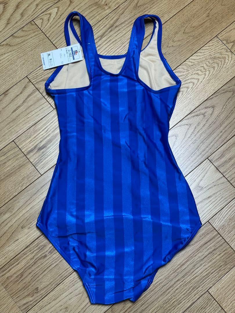 ギャレックスのスクール水着 強光沢ブルー ３Ｌワンピース水着
