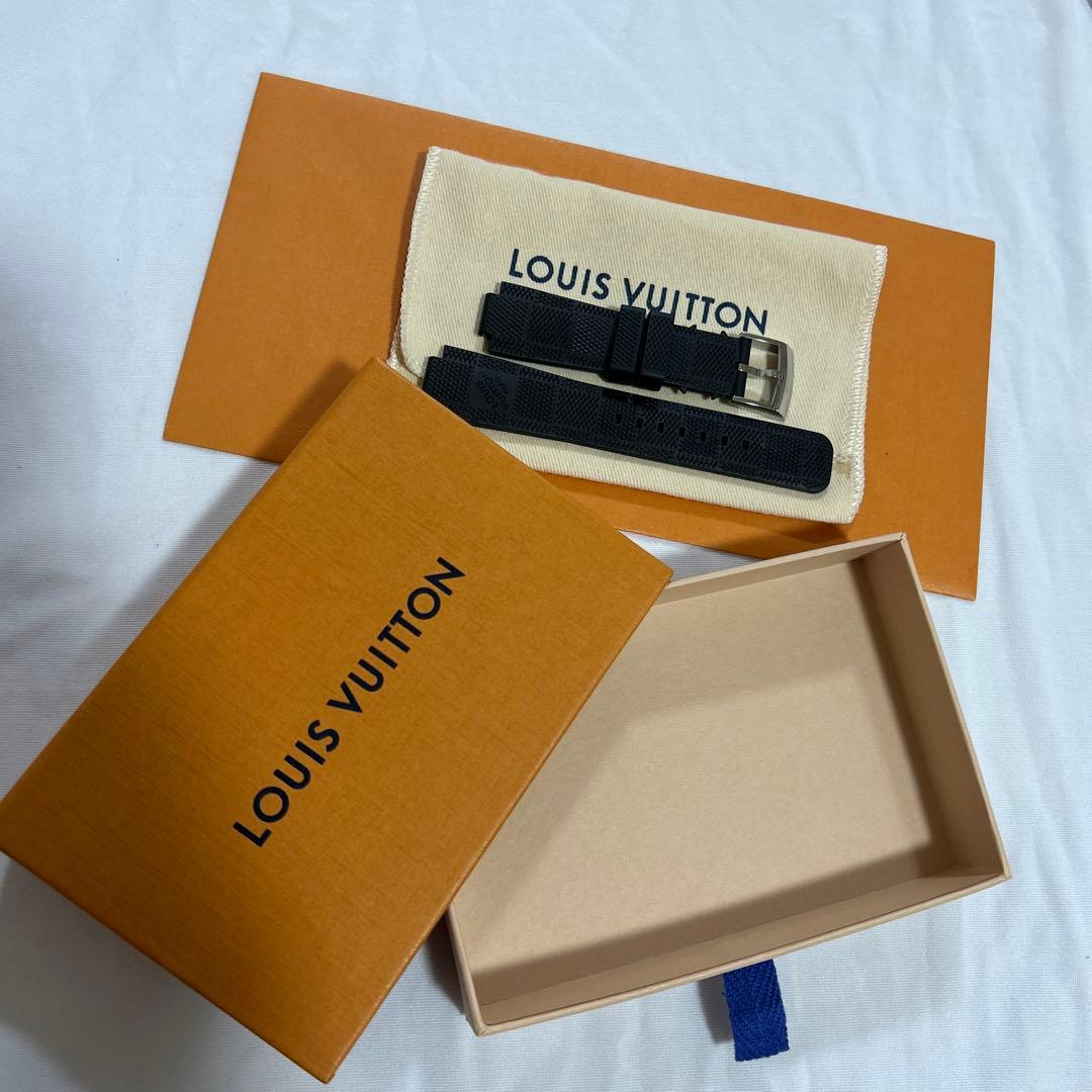 LOUIS VUITTON ラバーベルト ブラック　箱あり
